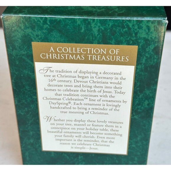 2006 DaySpring Christmas Celebration Collection Silver Snowflake Ornament 4" - Picture 11 of 12